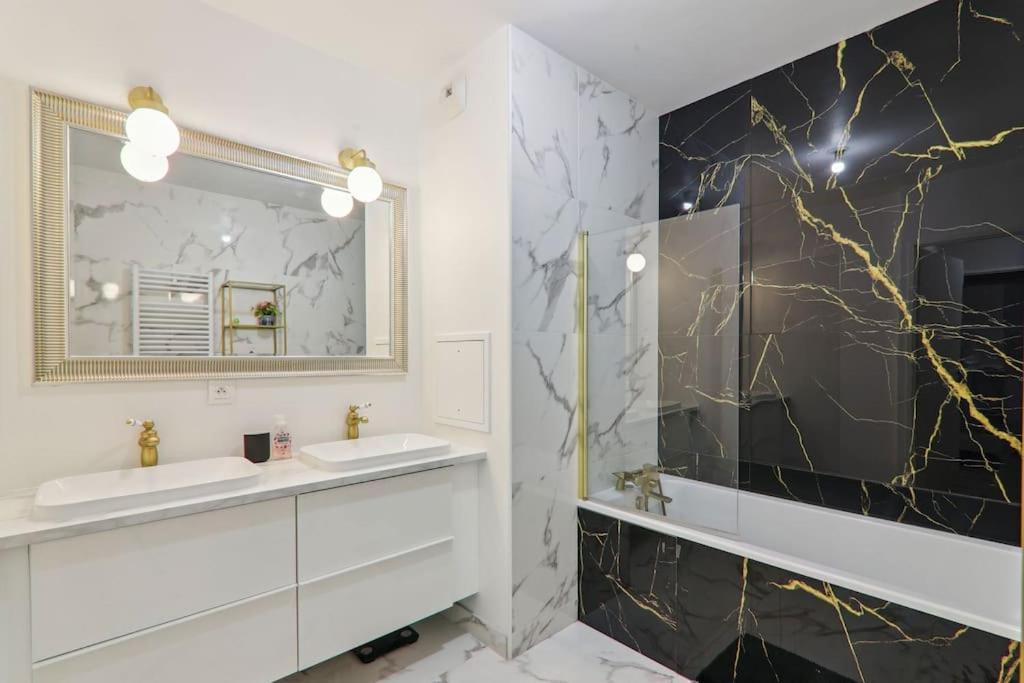 Appartement Design Pres Defense Bezons Bagian luar foto