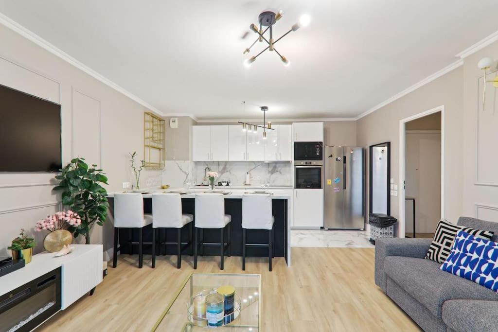 Appartement Design Pres Defense Bezons Bagian luar foto
